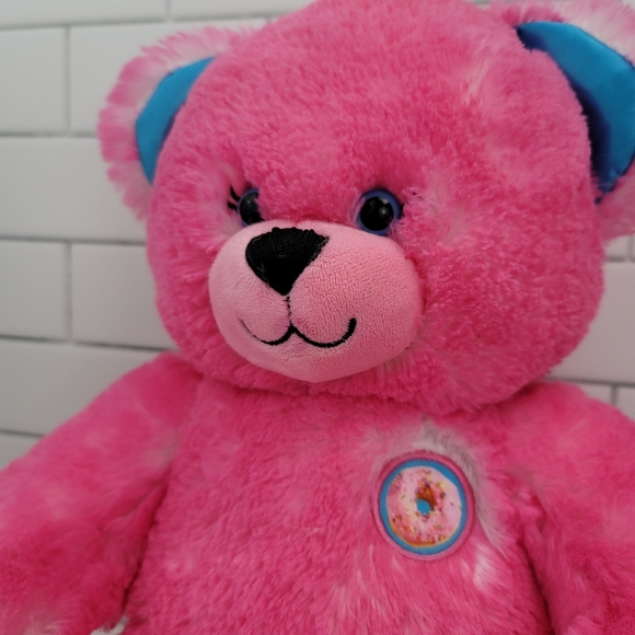 Build A Bear Pink Dount Sprinkles Teddy Bear - Picture 7 of 16